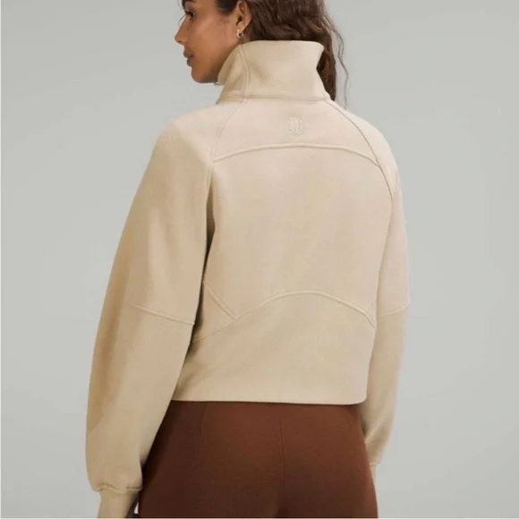 LULULEMON Scuba Oversized Half Zip Hoodie - Trench - Picture 2 of 7